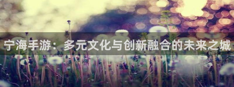 巅峰国际app：宁海手游：多元文化与创新融合的未来之城
