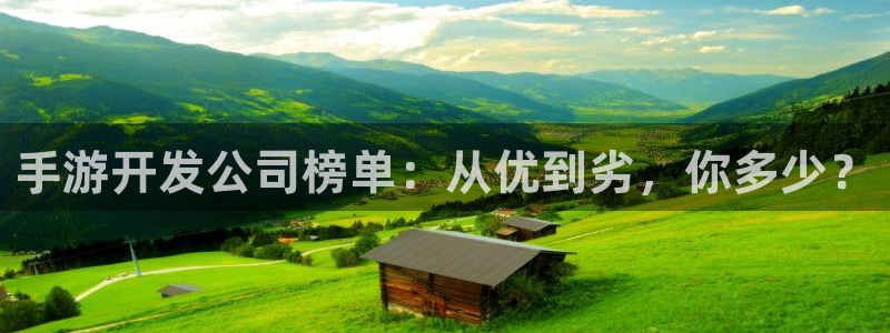 巅峰国际app：手游开发公司榜单：从优到劣，你多少？